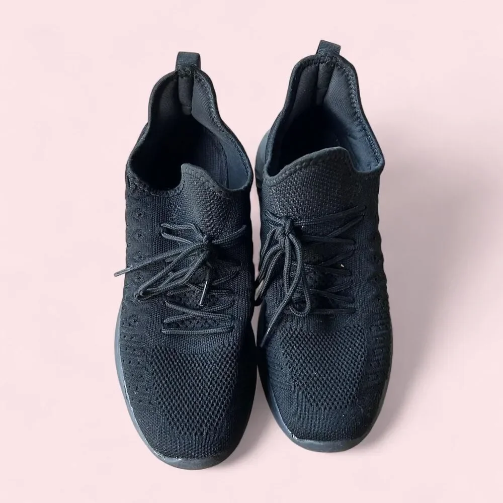 Black work sneakers